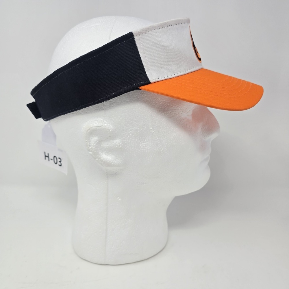 Baltimore Orioles MLB Sun Visor Hat Orange White Black Adjustable One Size - Picture 4 of 10